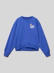 Sweatshirt met ribboorden van Garcia - 34