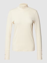 Longsleeve mit Stehkragen von Marc Cain Beige - 19