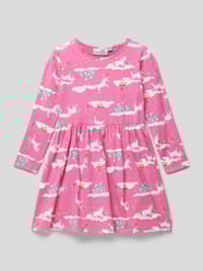 Mini-jurk met all-over print van Happy Girls Roze - 39