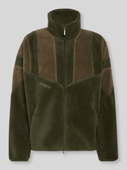 Relaxed Fit Teddyjacke mit Stehkragen von adidas Originals - 17