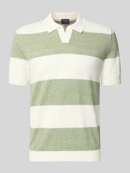 Slim Fit Poloshirt aus Baumwoll-Mix in Strick-Optik von OLYMP Level 5 - 30