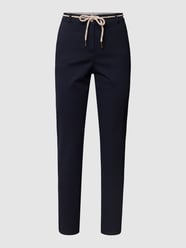 Stoffhose mit kontrastivem Taillenband von Christian Berg Woman - 41