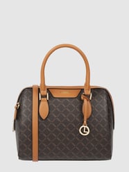 Handtasche in Leder-Optik Modell 'Filiberta' von L.Credi Braun - 9