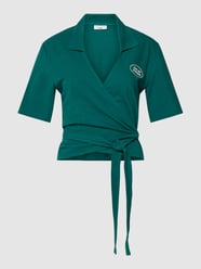 T-shirt in wikkellook van Marc O'Polo Denim Groen - 34