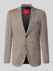 Marynarka o kroju super slim fit z mieszanki żywej wełny model 'Arti253X' od HUGO - 1