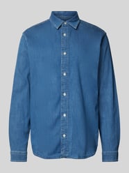 Jeanshemd mit Kentkragen Modell 'REGENT' von Jack & Jones Premium Blau - 23