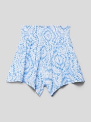 Shorts aus reiner Viskose mit Allover-Muster von Tom Tailor Weiß - 25
