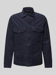 Cord-Overshirt aus reiner Bio-Baumwolle von Marc O'Polo Blau - 7