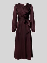 Midikleid mit Nahtreißverschluss Modell 'RIMINI' von Neo Noir Bordeaux - 5