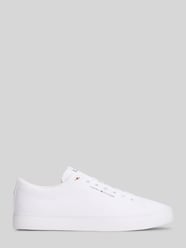 Sneaker aus reiner Baumwolle mit Logo-Stitching von Tommy Hilfiger - 28