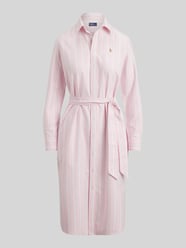 Oxford-overhemdjurk met riem van Polo Ralph Lauren Fuchsia - 8