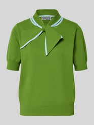 Regular Fit Poloshirt aus Viskose-Mix Modell 'JONDA'' von Essentiel Antwerp - 4