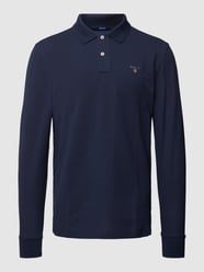 Poloshirt im langärmeligen Design von Gant Blau - 26