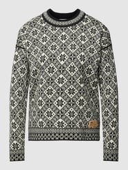Strickpullover mit Allover-Muster Modell 'Bjorøy' von Dale of Norway Schwarz - 15