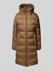 Shaped fit lange donsjas met capuchon van Marc O'Polo - 40