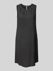 Knielanges Leinenkleid mit Label-Applikation von Marc Cain - 18