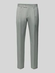 Regular Fit Leinenhose mit Bundfalten von Antony Morato - 32
