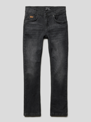 Jeans mit 5-Pocket-Design Modell 'NORMAL' von Blue Effect Grau / Schwarz - 9