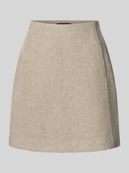 Ausgestellter Mini-Rock mit Nahtreißverschluss Modell 'FORTUNEALLISON' von VERO MODA Beige - 11