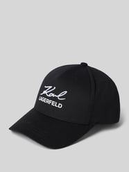 Baseballpet met labelstitching van Karl Lagerfeld - 5