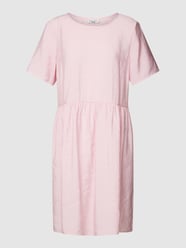 Knielanges Kleid mit Raffungen von Marc O'Polo Denim Rosa - 4
