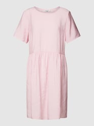 Knielanges Kleid mit Raffungen von Marc O'Polo Denim Rosa - 23