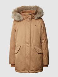Mantel mit Kunstfellbesatz von Tommy Hilfiger Braun - 44