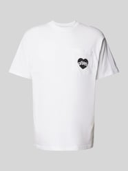 T-Shirt mit Label-Print Modell 'AMOUR' von Carhartt Work In Progress Weiß - 28