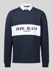 Sweatshirt mit Polokragen Modell 'Joey' von Pepe Jeans Blau - 10