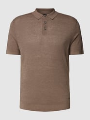Poloshirt met labeldetail, model 'Malios' van JOOP! Collection Wit - 19