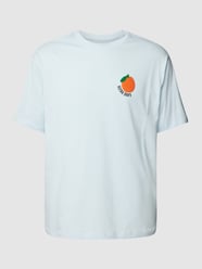 T-Shirt mit Label-Stitching von MCNEAL Blau - 25