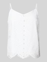 Relaxed Fit Blusentop aus reiner Baumwolle Modell 'VILDE' von Pieces - 43