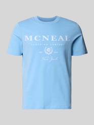 T-Shirt mit Label-Print und Rundhalsausschnitt von MCNEAL - 9