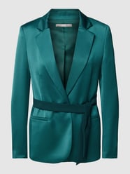Blazer met strikceintuur van Jake*s Collection Groen - 23