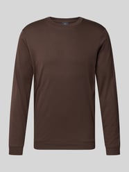 Regular Fit Longsleeve aus reiner Baumwolle Modell 'Pima' von RAGMAN - 48