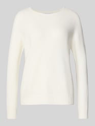 Sweter z dzianiny z prążkowanymi wykończeniami od Rich & Royal - 28
