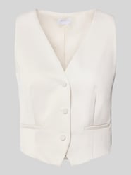 Weste aus Satin mit V-Ausschnitt von Jake*s Cocktail - 11