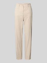 Hose in verkürzter Passform mit Eingrifftaschen Modell 'MARA' von Brax Beige - 4