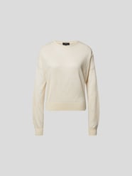 Pullover mit Rundhalsausschnitt von Theory Beige - 1