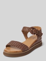 Sandalen van echt leer in vlechtlook van INUOVO - 45