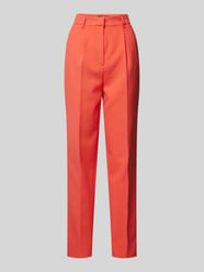 Slim Fit Stoffhose mit Bügelfalten von Marc Cain Orange - 28