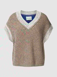 Spencer met V-hals van Marc O'Polo Blauw - 31