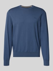 Regular Fit Strickpullover aus reiner Baumwolle Modell 'UPCAS' von BOSS - 43
