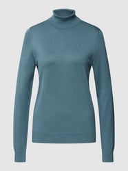Strickpullover mit Rollkragen von Jake*s Casual Blau - 22