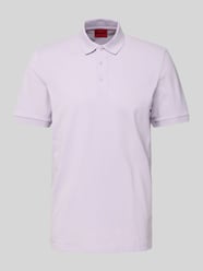 Poloshirt mit Label-Print Modell 'Donos' von HUGO - 36