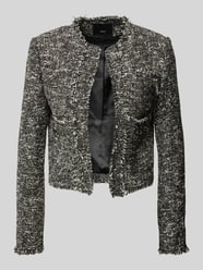 Blazer mit Fransen Modell 'SALT' von Mango Schwarz - 15