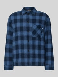 Karohemd in verkürztem Schnitt mit Brusttasche von REVIEW - 28