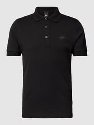 Poloshirt mit Label-Detail von Replay Schwarz - 4