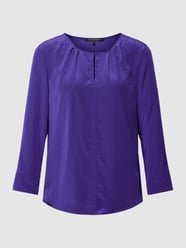 Blouse met druppelvormige hals van Luisa Cerano Paars - 21