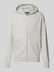 Kurtka z dzianiny z zamkiem błyskawicznym model ‘CALEB’ od Jack & Jones - 35